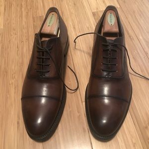 Harry Rosen Exclusive Capped Toe Leather Oxford Dress Shoes